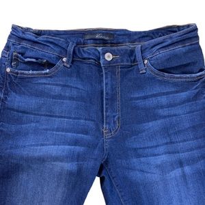 KanCan Slightly Disstressed Dark Skinny Jeans
